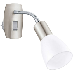 DARKAR 3 Luci con Spina 25 W, Bianco, 7 x 10 x 18 cm - Eglo precio