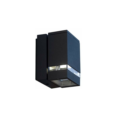 Lutec Focus Lampada da Esterno a LED Integrato 3.8 W, Grigio Antracite, 15 x 11 cm