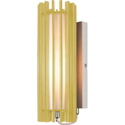 JARDIN - Lampada da parete in plastica, 10 W, colore: Bianco - Wofi en oferta