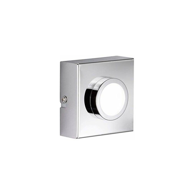 Â â??Â Lampada da parete, 1Â Luce, veneta, 1Â x LED/4,5Â W, 8Â x 4Â x 8Â cm, 3000Â K, 360Â lm, cromo 487101010000 - Action