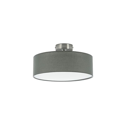 Briloner Leuchten Plafoniera da soffitto con Paralume in Tessuto â Ideale per Soggiorno e Camera da Letto â Compatibile con 1 lampadine E27 Max. 40
