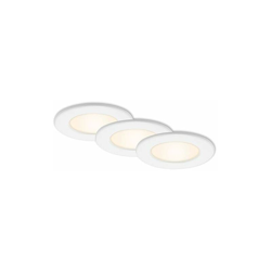 Briloner Leuchten Luci LED da Incasso, Set da 3, lampade da soffitto da 6 Watt ciascuna, 450 Lumen, 3.000 Kelvin, IP44, Bianco, 115x30mm (DxH) en oferta