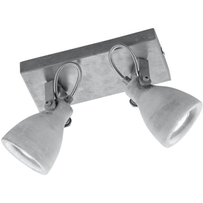 Trio 802500278 Concrete Faretto, 42 W, Calcestruzzo, 18 cm, 10 x 23 x 18 cm - Trio Leuchten