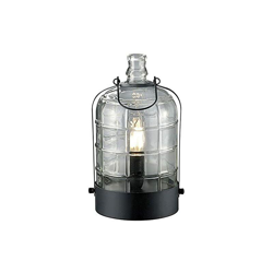 Vintage Trio 502700102 Astrid Lampada da Tavolo, Vetro Trasparente, Nero E14, 40 W - Trio Leuchten precio