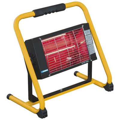 Riscaldatore Elettrico A Raggi Infrarossi Con Supporto 2 Kw Fervi R610b