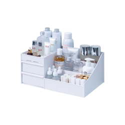 Organizzatore di trucco per cosmetici Grandi Capacità di stoccaggio cosmetico Casella di immagazzinaggio Organizzatore Scrivania Gioielli per unghie características