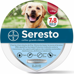 Collana per cani - fuga e anti-taccuina per grandi cani - 8 kg e altro ancora características