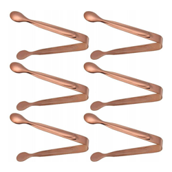 Pinze per gelato in acciaio inox, servono pinze, pinze per barbecue, clip da cucina, pinze da zucchero, pinze per biscotti alimentari, 6pcs party bar precio