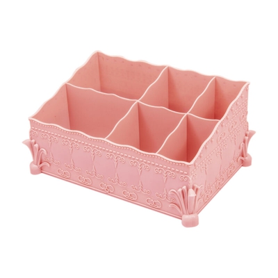 Scatola di immagazzinaggio cosmetico scatola di stoccaggio cosmetico rosa