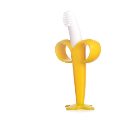 Toothbrush e banana dentifricio in dentifricio Gel dentale Banana Spazzolino da denti Baby Gel dentale