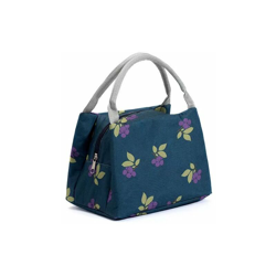 Borsa da pranzo portatile spessa sacchetto di ghiaccio della borsa di alluminio della foglio di alluminio della canvas del foglio isolamento del en oferta
