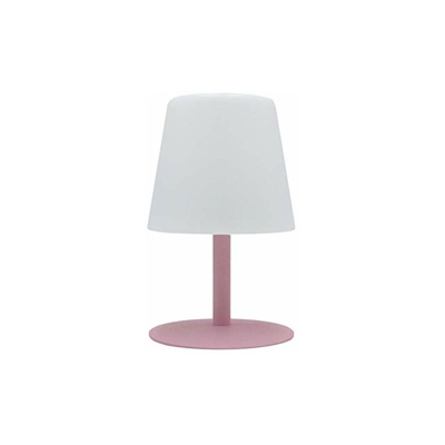 Lumisky Candy da Tavolo da Giardino, Luce Bianca, senza Fili, con Batteria Standy Mini Rock a LED, 26 Cm, ABS Acciaio, Rosa, 15X15Xh26, 2