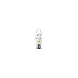 Philips LED luce calda, attacco a baionetta B22Â dimmerabile lampadina a candela, 6Â W (40Â W)Â â??Â bianco caldo, White, B22, 6 wattsW 230 voltsV en oferta