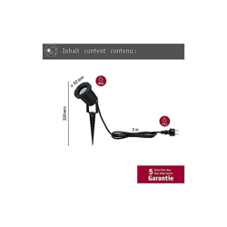 Paulmann 98896Â Special Line Garden Spotlight Ip44Â Gu10Â 3.5Â W 230Â V Alluminio 988.96Â Led Illuminazione da Esterno Paletto da Giardino características