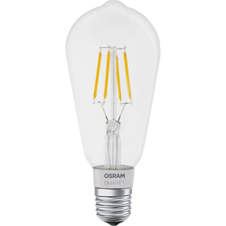 Smart+ Lampadina LED a F ilamento Bluetooth Compatibile con Apple Homekit e Android. Forma Edison, E27, 50 W Equivalenti, Dimmerabile, 4 Pezzi - Osram precio