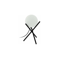 CASTELLATO - Lampada da tavolo in acciaio, altezza 33 cm, 28 W, colore: Nero - Eglo precio