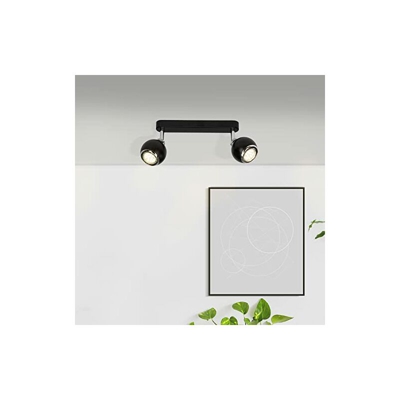 g77729/06Â A + +, Ina faretti Spot LED, 2Â luci in metallo, 2,5Â W, GU10, Nero/Cromato, 18Â x 25,5Â x 14,7Â cm - Brilliant