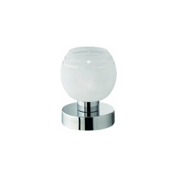 Reality R59411101 AHOI Lampada Tavolo, 1xG9, 28 W Alogena, Cromo/Bianco, 14 cm - Reality Leuchten precio