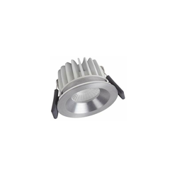Ledvance Faretto da Incasso Spot Fireproof Dim, 8 W, Luce Calda, 3000 K, IP65 Argento características