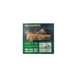Best Season System Expo 484-12 - Catena Luminosa con 100 lampadine, 1000 cm, Colore: Bianco precio