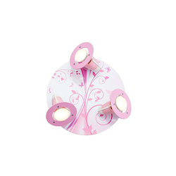 131510, Lampada a Soffitto per Bambini, Fantasia Legno Vivaio Rondell, Rosa - Elobra en oferta