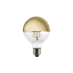 CristalRecord Lampadina LED, luce calda E27, 6Â W, Oro, 125Â x 180Â mm en oferta