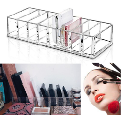 Organizer per astuccio per trucco per scatola da trucco in polvere trasparente a 8 slot Scatola acrilica compatta LAVENTE precio