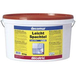Decomur LS8 Leicht Spachtell stucco a rullo bianco pronto all'uso 15 kg per interno per riparare lisciare e uniformare muri en oferta