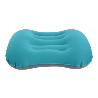Cuscino gonfiabile da campeggio, cuscino gonfiabile da viaggio pressato a mano, cuscino pieghevole e impermeabile, comprimibile