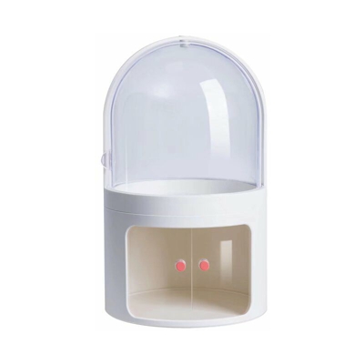 Scatola di immagazzinaggio cosmetico Trasparente trasparente con scatola di ribaltamento della scatola cosmetica per la scatola del desktop Prodotti