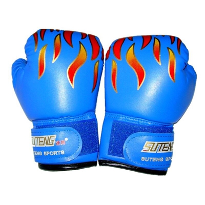 Guanti da boxe per bambini Guanti di sanda Guanti da combattimento Guanti per bambini Boxing Bag Gloves, Blu