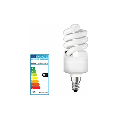 Osram CFLÂ âÂ Lampada Duluxstar Mini Twist 15Â W/827Â E14