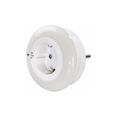 Spina Schuko passante con luce notturna'Circle' - Hama