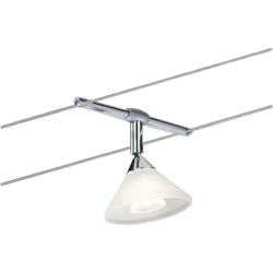 94138 Sistema cavo Spot Colmar max. 1x10W GU4 cromo/satin 12V metallo/vetro - Paulmann características