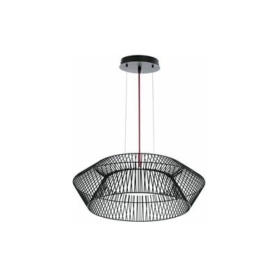 Sospensione Integriert, Nero, Bianco - Eglo