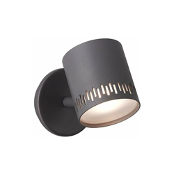 Cavi - Faretto da parete in plastica, 5 W, colore: Sabbia/Grigio scuro - Brilliant precio