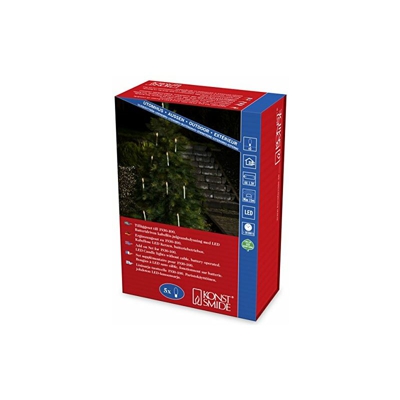 Konstsmide albero LED illuminazione, 5Â senza fili candele bianche, Set supplementare per 1930Â âÂ 100, 5Â diodi a luce bianca calda, funzionamento a