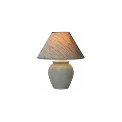 Lucide Ramzi della lampada da tavolo grigio, ceramica, E27, 60Â W, Grigio, 34Â x 34Â x 42Â cm en oferta