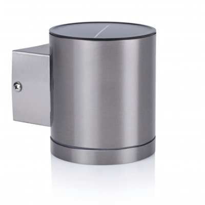 10.022.70 Lampada a LED Solare da Parete-Sensore Giorno/Notte, Argento, taglia unica - Smartwares
