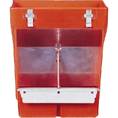 mangiatoia a tramoggia per gabbia coniglio a due scomparti gabbie conigli