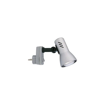 Briloner Leuchte 2763-014P - Lampada da lettura a morsetto, per 1 lampadina E14, colore: Titanio