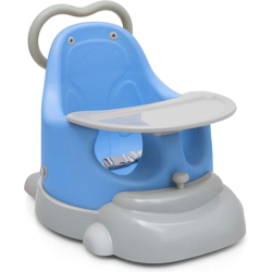 Costway - Rialzo Sedia per Bambini, Seggiolino Pappa Alzasedia da Tavolo, con Ruote, Vassoio Rimovibile, 6 in 1 (Blu) precio