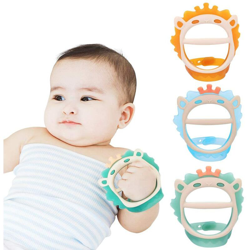 Massaggiagengive per 0-6 e 6-12 mesi Massaggiagengive per neonati 3 confezioni, senza BPA, silicone non tossico ecologico, braccialetto da masticare precio