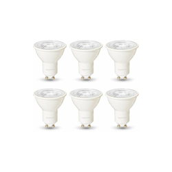 lampadine per faretti, professionali, a LED, GU10, equivalenti 35W, luce Bianca fredda, regolabile - confezione da 6 - Amazon Basics características