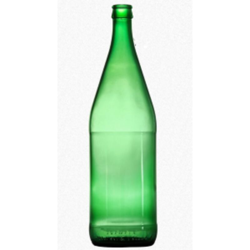 1 bottiglia Vichy da 1 lt in vetro verde per conservare acqua e vino características