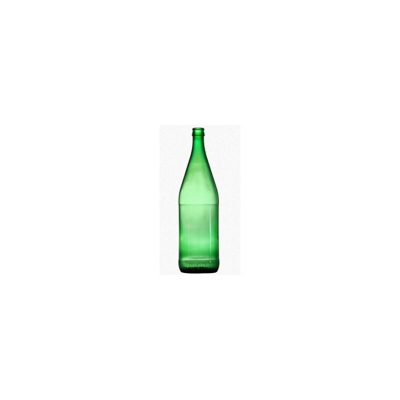 1 bottiglia Vichy da 1 lt in vetro verde per conservare acqua e vino