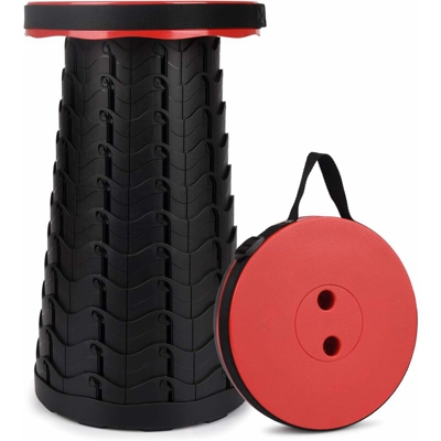 Sgabello pieghevole portatile, sgabello retrattile di seconda generazione, sgabello da campeggio per pesca / barbecue / interni / attività