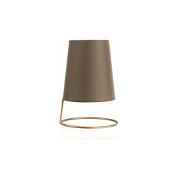 48001 Tavolo Shiny Circle Max. 20W E14 Lampada da Comodino Oro Marrone 230V Metallo/Tessuto Senza Lampadina, Taupe - Pauleen características