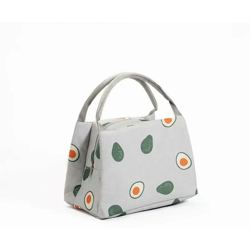Borsa da pranzo portatile spessa sacchetto di ghiaccio della borsa di alluminio della lastra di alluminio della canvas isolante del foglio del picnic características