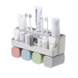 Bagno Parete a parete Spazzolino da denti Scaffale da bagno 4 tazze precio